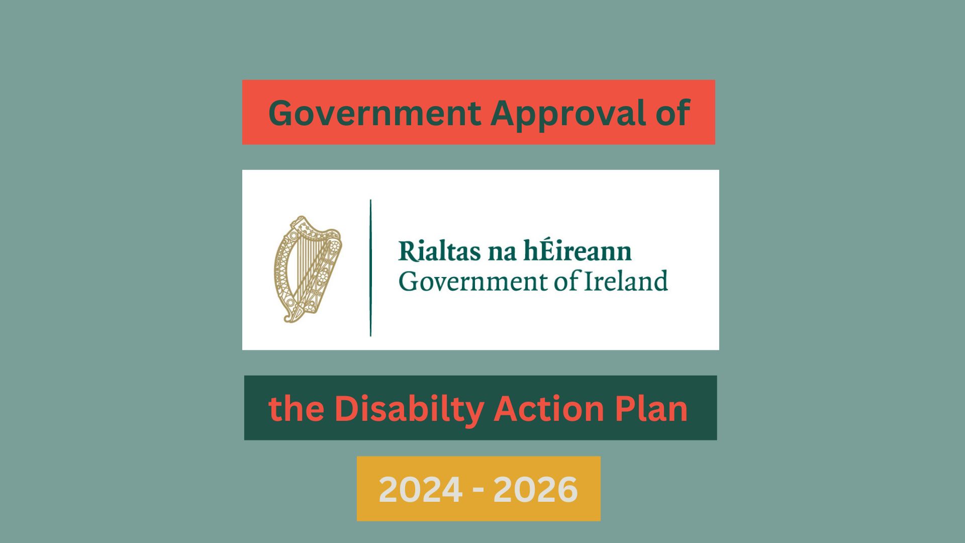 <strong>Minister Roderic O’ Gorman and Minister Anne Rabbitte welcome Government approval of the Disability Action Plan 2024 – 2026</strong>